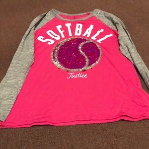 Justice new softball shirts